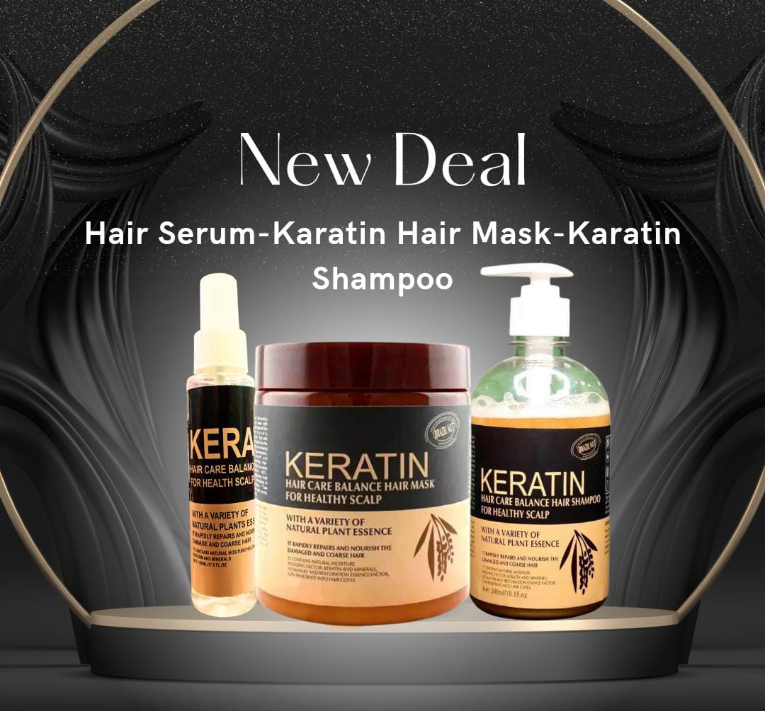 Keratin Hair Mask | Pack Of 3 Items